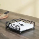 Metal Napkin holder, Tissue Paper Holder, Tissue Dispenser Organizer for Home, Office and Bathroom