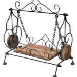 Wooden Wrought Iron Laddu Gopal