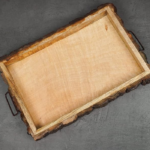 Mango Wood Tray, Nested Handmade & Handcrafted Rectangular Serving Platter