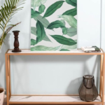 Engineered Wood 2 Tier Console Table | End Table Side Table Console Table for Living Room Hall Bedroom Office | Multipurpose Table for Home Decor