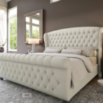 Upholstered Sleigh Bed