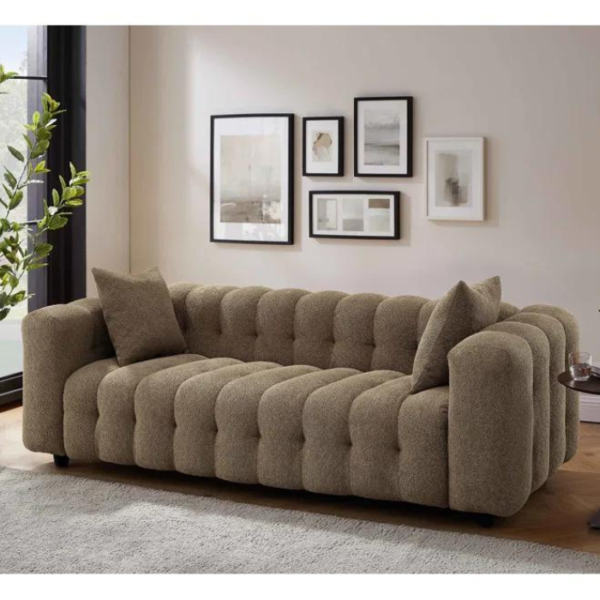 Square Arms Chesterfield Sofa