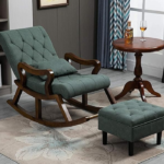 Sheesham Rocking Chair/Colonial Rocking Chair/Traditional Rocking Chair with Footrest