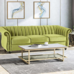 Fleury Velvet Sofa [Green]