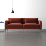 Rae Upholstered Sofa (Red)