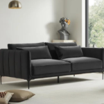 Rae Upholstered Sofa (Dark Grey)