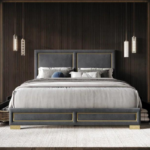 Upholstered Platform Storage Bed