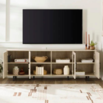 4-Door TV Stand for TVs up to 80"