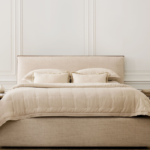 Modern Teak Platform Bed – Sleek and Minimalist Style