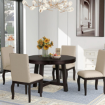 Scandinavian Simplicity Minimalist Wooden Dining Set