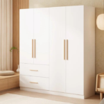 Modern Glossy Wardrobe – Sleek and Space-Saving