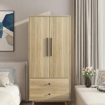 Modern Wardrobe with Textured Panels – Unique and Stylish