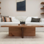 Handcrafted Wooden Coffee Table – Elegant Design for Any Living Room