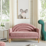 Elegant Fabric Loveseat – Perfect for Cozy Living Rooms