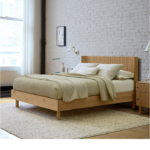 Mid-Century Teak Bed Frame – Sophisticated Simplicity