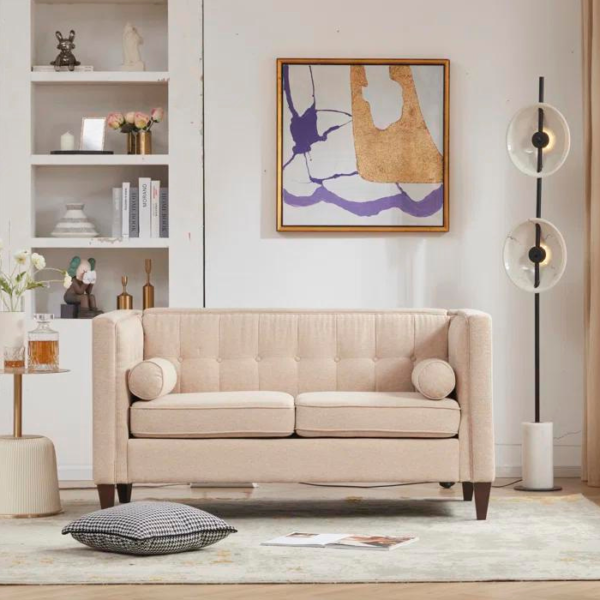 Sleek Minimalist Loveseat – Perfect for Urban Living