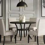 Contemporary Wooden Dining Ensemble – Perfect for Family Gatherings