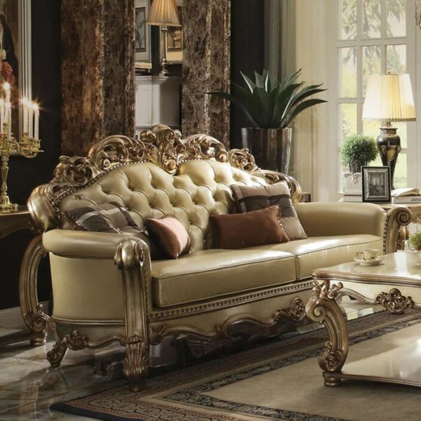 Grand Heritage: Royal Wooden Carved Sofa Set