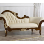 Exquisite Hand-Carved Loveseat: Timeless Luxury