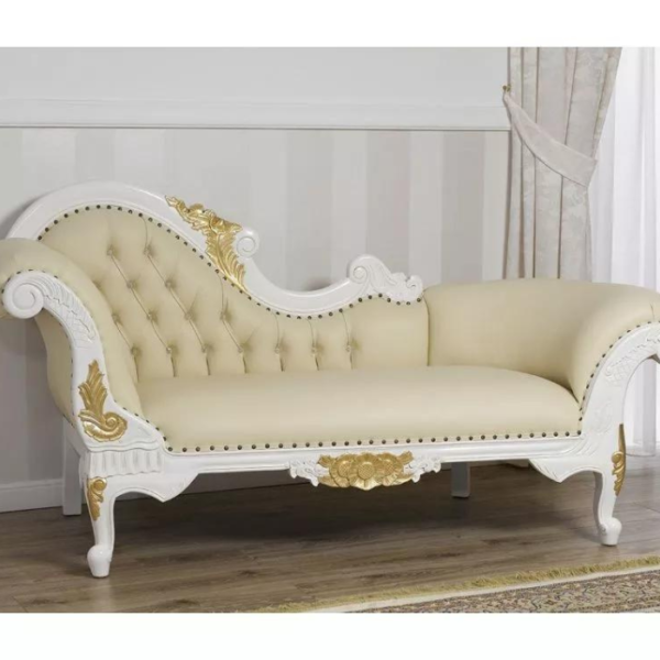 Classic Luxury: Handcrafted Carved Loveseat Design