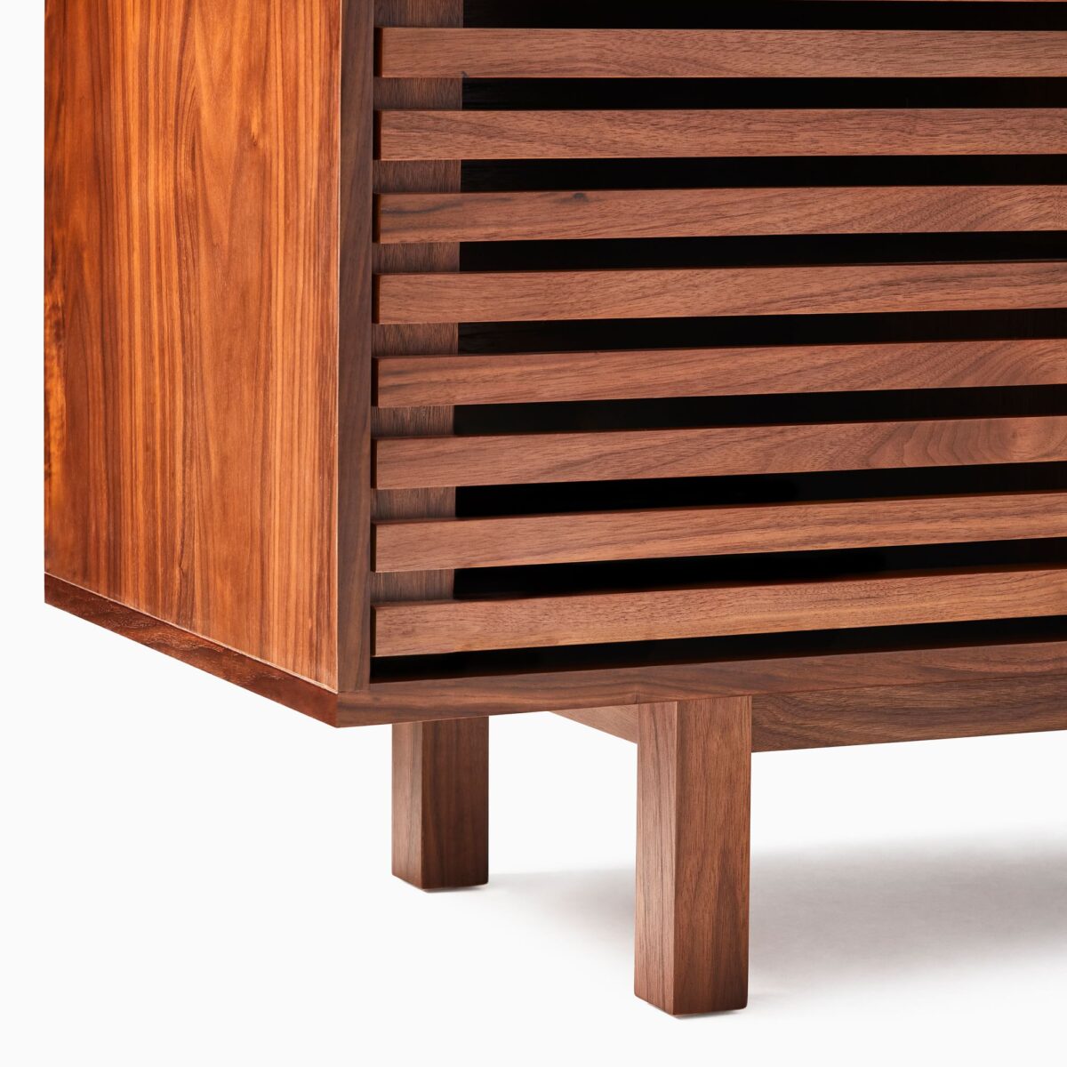Teak Console Table with Storage – Modern Rustic Charm - Image 6