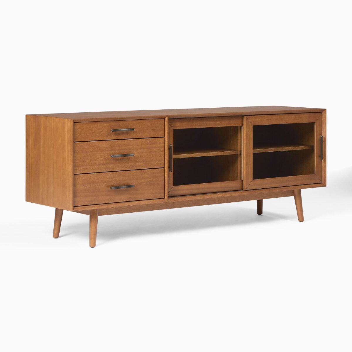 Refined Teak Wood Console – Sleek and Elegant for Contemporary Homes - Image 2
