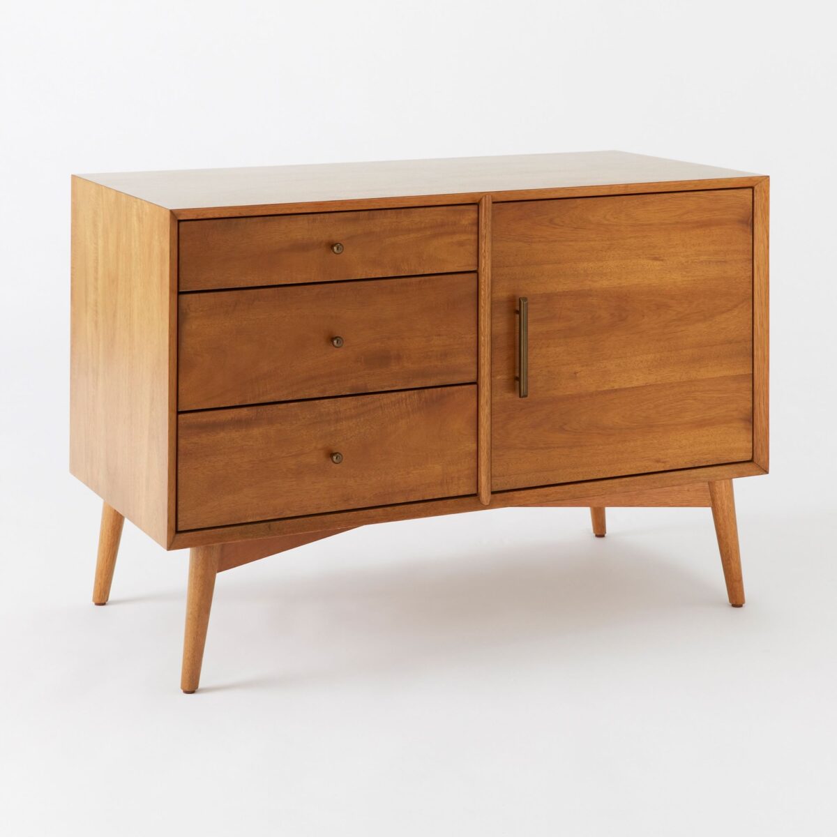 Modern Teak Wood Console with Clean Lines - Image 8