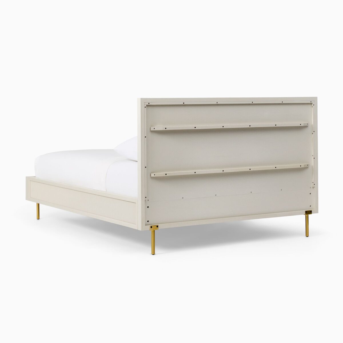 Teak Wood Low-Profile Bed – Vintage Mid-Century Charm - Image 6