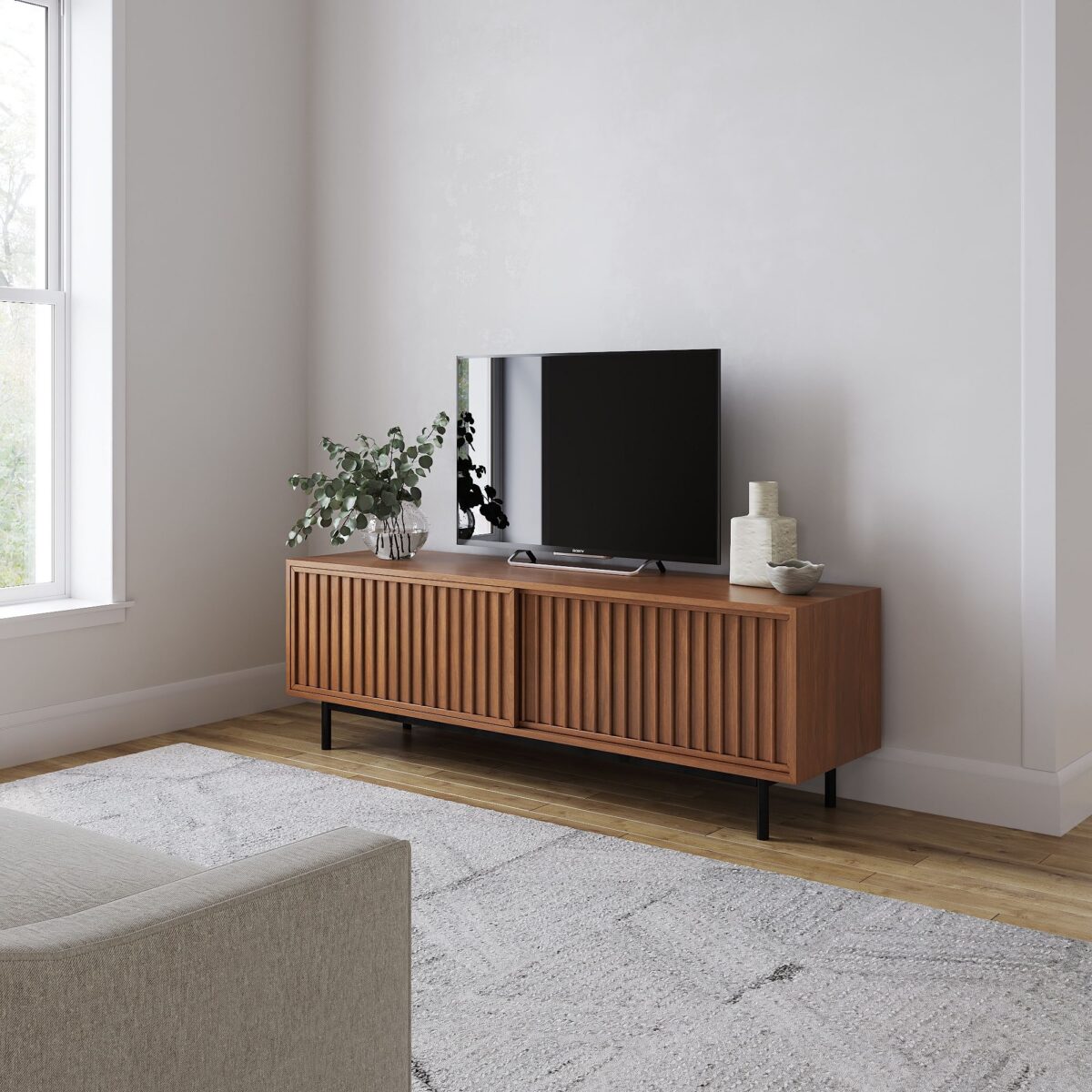 Mid-Century Modern Teak Console – Stylish and Functional - Image 6