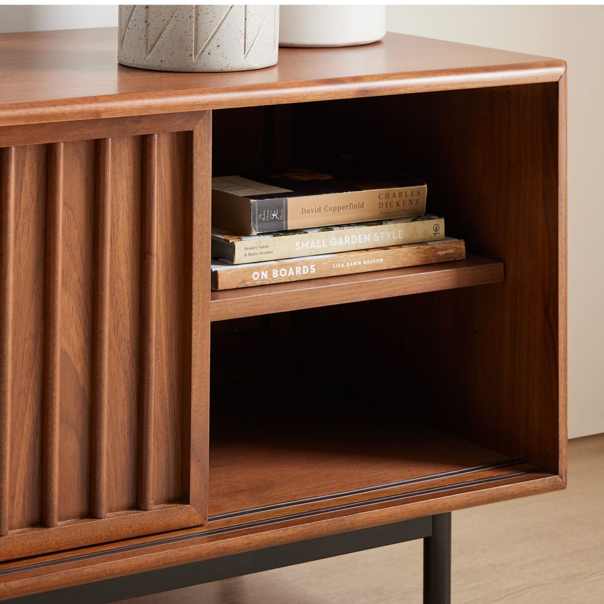 Mid-Century Modern Teak Console – Stylish and Functional - Image 2